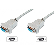 Assmann AK-610100-030-E soros kábel 3 M DB-9 Beige kábel és adapter