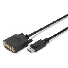 Assmann Assmann DisplayPort adapter cable, DP - DVI-D (Dual Link) (24+1) 5m Black kábel és adapter