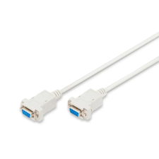 Assmann Assmann Zero-Modem connection cable, D-Sub9 1,8m Beige kábel és adapter
