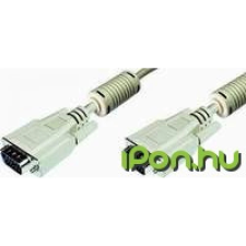 Assmann D-Sub(15) - D-Sub(15) Kábel 1.8m Szürke kábel és adapter