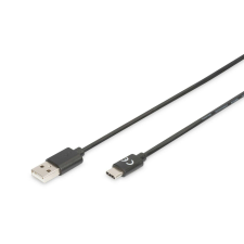 Assmann Digitus AK-300148-040-S USB kábel 4 M USB 2.0 USB A USB C Fekete kábel és adapter