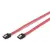 Assmann DIGITUS SATA Összekötő Piros 30cm AK-400102-003-R