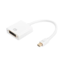 Assmann miniDisplayPort - DVI-I (Dual Link) Adapter/Converter cable 0,15m White kábel és adapter