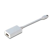 Assmann miniDisplayPort - HDMI Adapter/Converter cable 0,15m White kábel és adapter