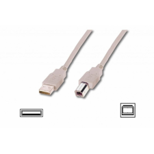 Assmann USB A-B összekötő kábel 1,8m (AK-300102-018-E) kábel és adapter