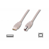 Assmann USB A-B összekötő kábel 1,8m (AK-300102-018-E) (AK-300102-018-E) - Nyomtató kábel