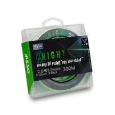 Asso Knight UV Active monofil zsinór, zöld, 0.235mm, 300m horgászzsinór