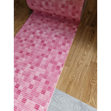 associatedweavers Csúszásmentes fürdőszobai futószőnyeg tekercs, kádkilépő, pink, 65cm széles lakástextília