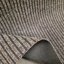 associatedweavers QUATTRO filc futószőnyeg, barna, bordás, gumi hátoldallal, 200cm lakástextília