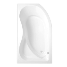Asszimetrikus kád Roth Activa 160x90 cm akrilát bal 8430000 kád, zuhanykabin