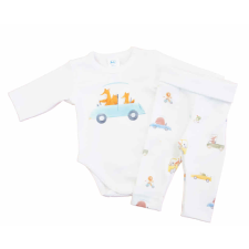 Asti 2 részes szett Autós mintával babaruha szett