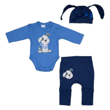 Asti 3 részes kisfiú szett kutyus mintával babaruha szett