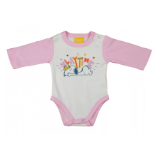 Asti ABR Hosszú ujjú pamut body - Rózsaszín-Fehér - Snoopy (62) kombidressz, body