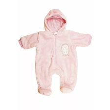 Asti ABR Kapucnis bélelt wellsoft overál - Rózsaszín - Süni (68) babakabát, overál, bundazsák