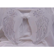 Asti Agyalszárny fehér, glitteres jelmez