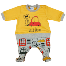 Asti Autós hosszú ujjú rugdalózó rugdalózó