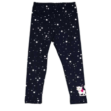 Asti Belül enyhén bolyhos kislány leggings cica mintával babanadrág