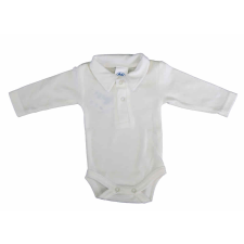 Asti Egyszínű, elöl patentos, gallétos hosszú ujjú baba body-kombidressz. kombidressz, body