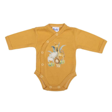 Asti Elöl patentos hosszú ujjú baba body Szafari mintával kombidressz, body