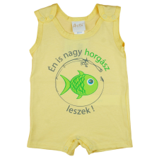 Asti "Én is nagy horgász leszek" feliratos ujjatlan napozó kombidressz, body