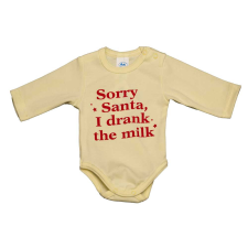 Asti Hosszú ujjú baba body karácsonyi mintával kombidressz, body