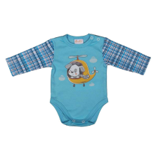 Asti Hosszú ujjú baba body Kutyus mintával kombidressz, body