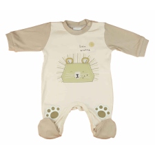 Asti Hosszú ujjú baba rugdalózó oroszlán mintával rugdalózó