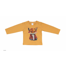 Asti Hosszú ujjú fiú póló vagány róka mintával