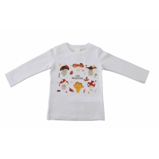 Asti Hosszú ujjú kislány póló cuki gombák mintával