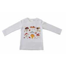 Asti Hosszú ujjú kislány póló cuki gombák mintával gyerek atléta, trikó