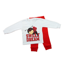 Asti Hosszú ujjú lányka pizsama - Katica mintával