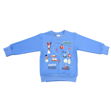 Asti Karácsonyi belül bolyhos pulóver