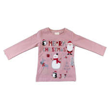 Asti Karácsonyi hosszú ujjú kislány póló