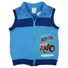 Asti Kisfiú mellény traktoros mintával