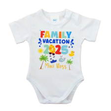 Asti Rövid ujjú baba body Balaton mintával kombidressz, body