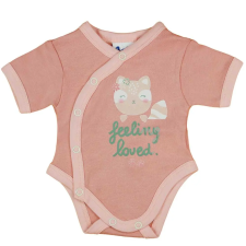 Asti Rövid ujjú baba body cicás mintával kombidressz, body