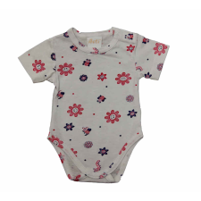 Asti Rövid ujjú baba body cuki Virágos mintával kombidressz, body