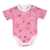 Asti Rövid ujjú baba body cuki Virágos mintával