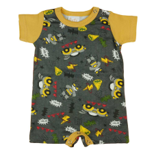 Asti Rövid ujjú baba napozó autós mintával kombidressz, body