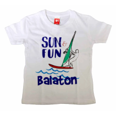 Asti Rövid ujjú Balatonos póló Vitorlás