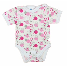 Asti Rövid ujjú dupla patentos baba body kombidressz, body
