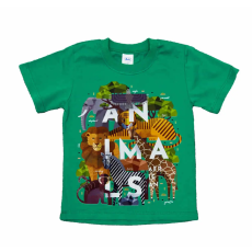 Asti Rövid ujjú fiú póló Animals mintával