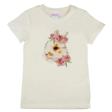 Asti Rövid ujjú lány póló nyuszis mintával