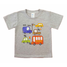 Asti Rövid ujjú póló, Autós mintával