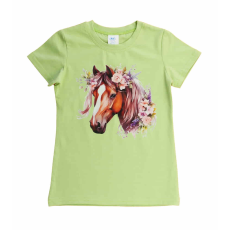 Asti Rövid ujjú póló, Lovas mintával