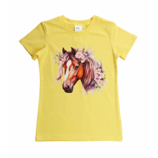 Asti Rövid ujjú póló, Lovas mintával