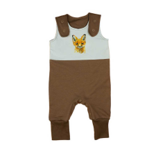 Asti Ujjatlan belül bolyhos baba rugdalózó állatos mintával 2:1 méret rugdalózó