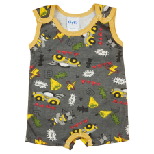 Asti Ujjatlan pamut baba napozó Batman mintával kombidressz, body