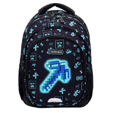 Astra ergonomikus iskolatáska, hátizsák - Dark Pixel iskolatáska