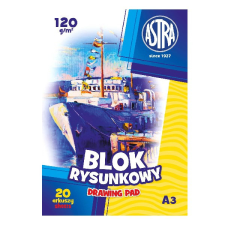 Astra Rajztömb ASTRA PAP A/3 120 gr 20 íves füzet